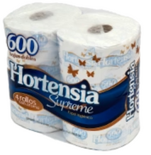 Cargar imagen en el visor de la galería, Bulto papel higiénico Hortensia  H Supreme 12P/ 4R /600H - SCG