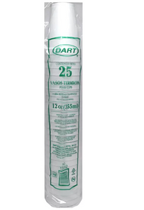 Caja Vaso Térmico Dart No.12 40P/25V - SCG