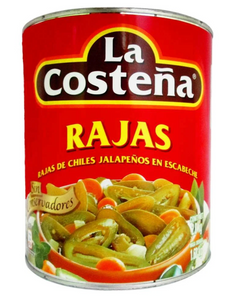 Caja Chiles Rajas La Costeña 2.8K/6P - SCG