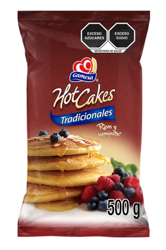 Caja Harina para Hot Cakes Gamesa Tradicional 500G/20P - SCG
