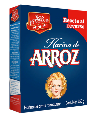 Caja harina de arroz Tres Estrellas 250grs/18P - SCG