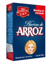 Cargar imagen en el visor de la galería, Caja harina de arroz Tres Estrellas libre de Gluten 500G/12P - SCG