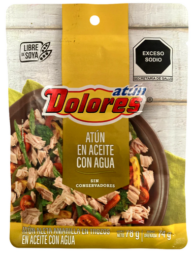 Caja atún en aceite Dolores pouch 78G/48P - SCG