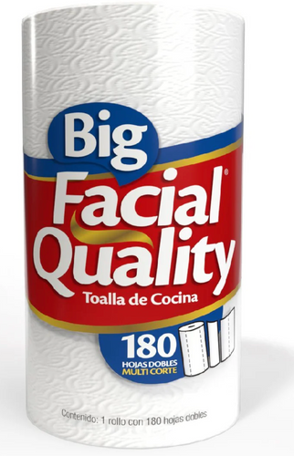 Caja Toalla de Cocina Big Facial Quality 180H/24P - SCG
