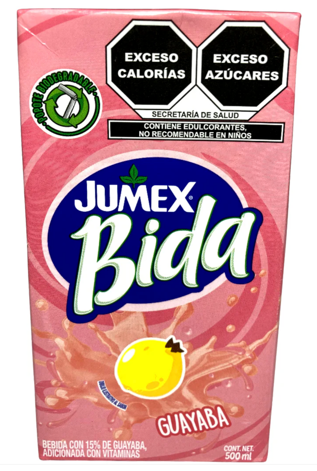 Caja jugo Bida sabor guayaba 500M/12P - SCG