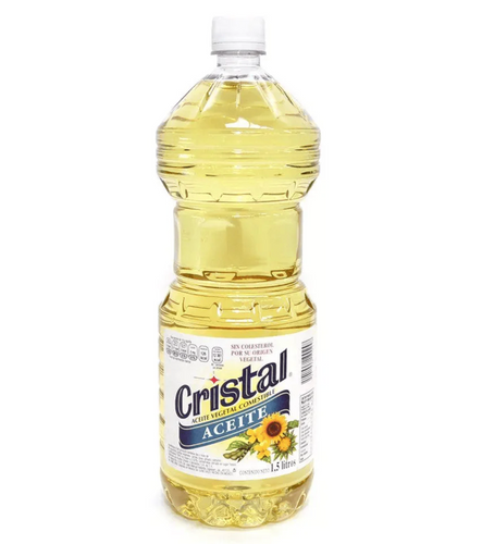 Caja de aceite comestible Cristal 1.5L/8P - SCG