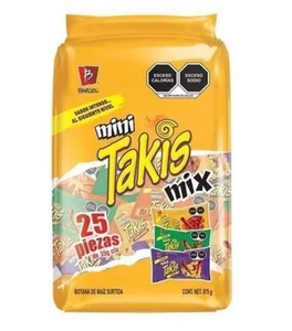 Caja papas Barcel Mix Mini Takis 3EX/25P - SCG