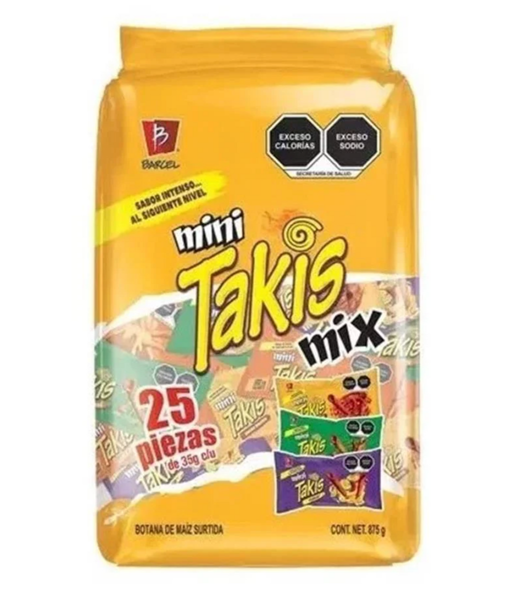 Caja papas Barcel Mix Mini Takis 3EX/25P - SCG