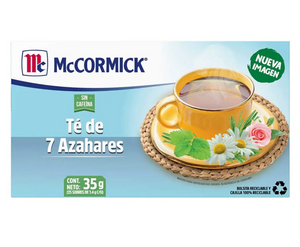 Caja Té 7 Azahares Mccormick 25S/24P - SCG