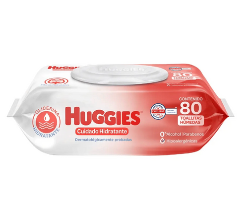 Caja Toallas Humedas Huggies con aroma natural care 80T/18P - SCG