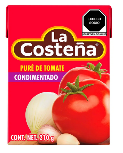 Caja Pure de Tomate Condimentado 210G/24P - SCG