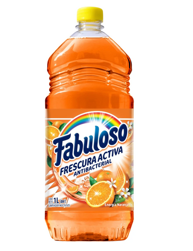 Caja Limpiador Fabuloso Naranja 1L/12P - SCG