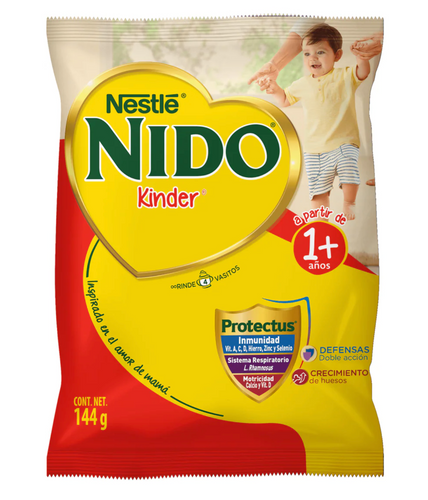Caja Leche en Polvo Nido Kinder Bolsa 144G/12P - SCG