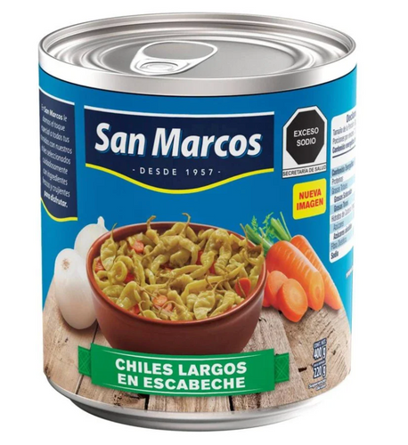 Caja Chiles Largos en Escabeche 400G/12P - SCG