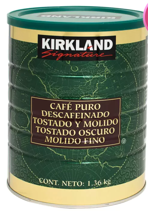 Kirkland Signature Café Molido Descafeinado 1.36 kg - KOZ