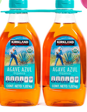 Cargar imagen en el visor de la galería, Kirkland Signature Jarabe de Agave Orgánico 2 pzas de 1.02 kg - KOZ