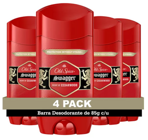 Old Spice Swagger Desodorante en Barra 4 pzas de 85 grs - KOZ