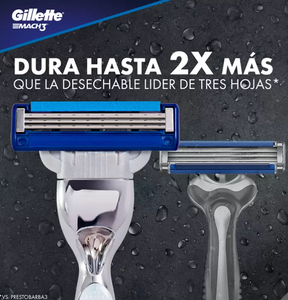 Gillette Proglide Máquina Para Afeitar Recargable + 9 Repuestos Para Afeitar - KOZ