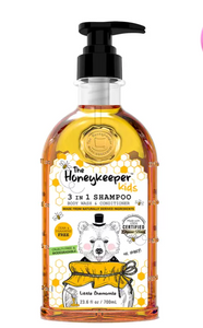 The Honeykeeper Shampoo 3 en 1 con miel 3 pzas de 700 ml - KOZ
