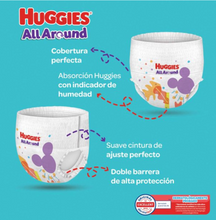 Cargar imagen en el visor de la galería, Pañales Huggies All Around Etapa 6 Unisex 90 pzas - ZK