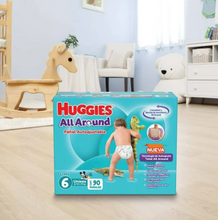 Cargar imagen en el visor de la galería, Pañales Huggies All Around Etapa 6 Unisex 90 pzas - ZK