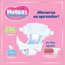 Cargar imagen en el visor de la galería, Pañales Etapa 4 Huggies Ultraconfort Niña 99 pzas - ZK