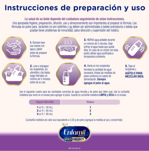 Fórmula Especializada Enfamil Pro Select 0 a 12 meses Pack 2.2 Kg - ZK