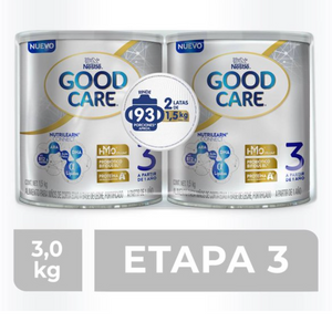 Fórmula Infantil Good Care Nestlé 2 Latas de 1.5 kg c/u