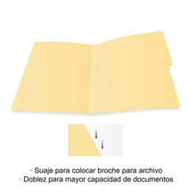 Cargar imagen en el visor de la galería, Folder Carta Member&#39;s Mark Crema con 200 pzas - ZK