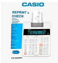 Cargar imagen en el visor de la galería, Sumadora Casio con Impresor FR-2650RC-U-DC - ZK