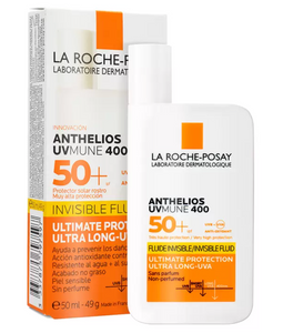 La Roche Posay Anthelios UV Mune 400 Fluido Invisible FPS50+ Sin Color 50ml - KOZ