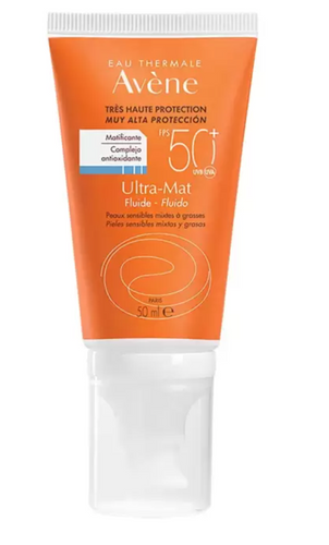 Avène Ultra Mat Fluido Protector Solar Toque Seco FPS 50+ 50 ml - KOZ