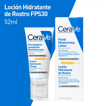 Cargar imagen en el visor de la galería, CeraVe Loción Hidratante de Rostro FPS 30+ Piel Seca 52 ml - KOZ