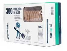 Cargar imagen en el visor de la galería, Greenprint Cubiertos Degradables 360 piezas - KOZ