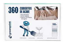 Cargar imagen en el visor de la galería, Greenprint Cubiertos Degradables 360 piezas - KOZ