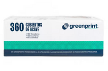 Cargar imagen en el visor de la galería, Greenprint Cubiertos Degradables 360 piezas - KOZ