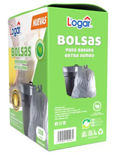 Cargar imagen en el visor de la galería, Logar Bolsas Para Basura Extra Jumbo 50 pzas de 208 L - KOZ
