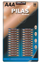Cargar imagen en el visor de la galería, Kirkland Signature, Pilas Alcalinas AAA de 48 piezas - KOZ