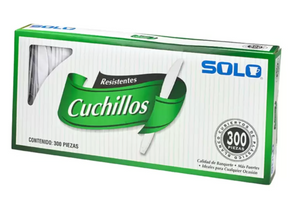 Solo Cuchillos de plástico 300 piezas - KOZ