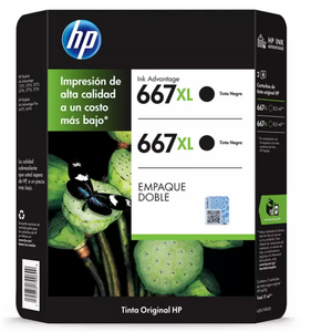 HP667 XL Cartucho de Tinta Negro - KOZ