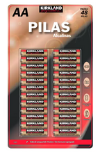 Cargar imagen en el visor de la galería, Kirkland Signature, Pilas Alcalinas AA de 48 piezas - KOZ