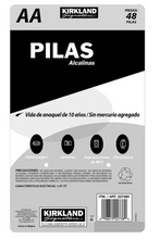 Cargar imagen en el visor de la galería, Kirkland Signature, Pilas Alcalinas AA de 48 piezas - KOZ