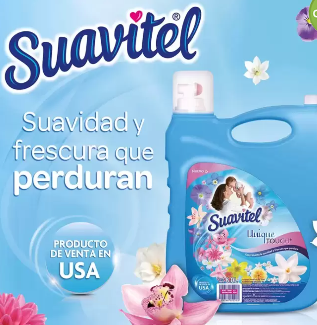 Suavitel Unique Touch Suavizante 8 L - KOZ – MayoreoTotal
