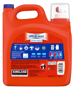 Kirkland Signature Ultra Clean Detergente Líquido Premium con Aroma Refrescante 5.73 L - KOZ