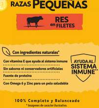 Cargar imagen en el visor de la galería, Pedigree Alimento Para Perros Adultos Razas Pequeñas, Sabor Res 100 gr, Paquete De 24 Sobres - KOZ
