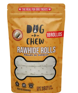 Dog O Chew Rollo de Carnaza para Perro 18 piezas - KOZ
