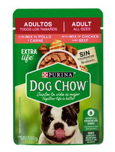 Cargar imagen en el visor de la galería, Purina Dog Chow Alimento Húmedo para Perro Adulto Sabor Pollo y Carne 40 piezas - KOZ