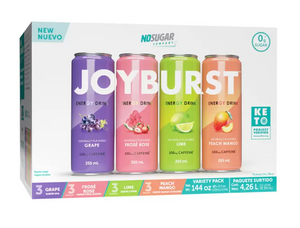 Joyburst Bebida Energética 12 latas de 355 ml - KOZ
