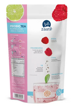 Cargar imagen en el visor de la galería, Zaaté Té Blanco Kombucha Limonada Frambuesa sin Azúcar 700 grs - KOZ