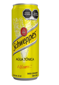 Schweppes Agua Tónica Lata 12 piezas de 355 ml - KOZ